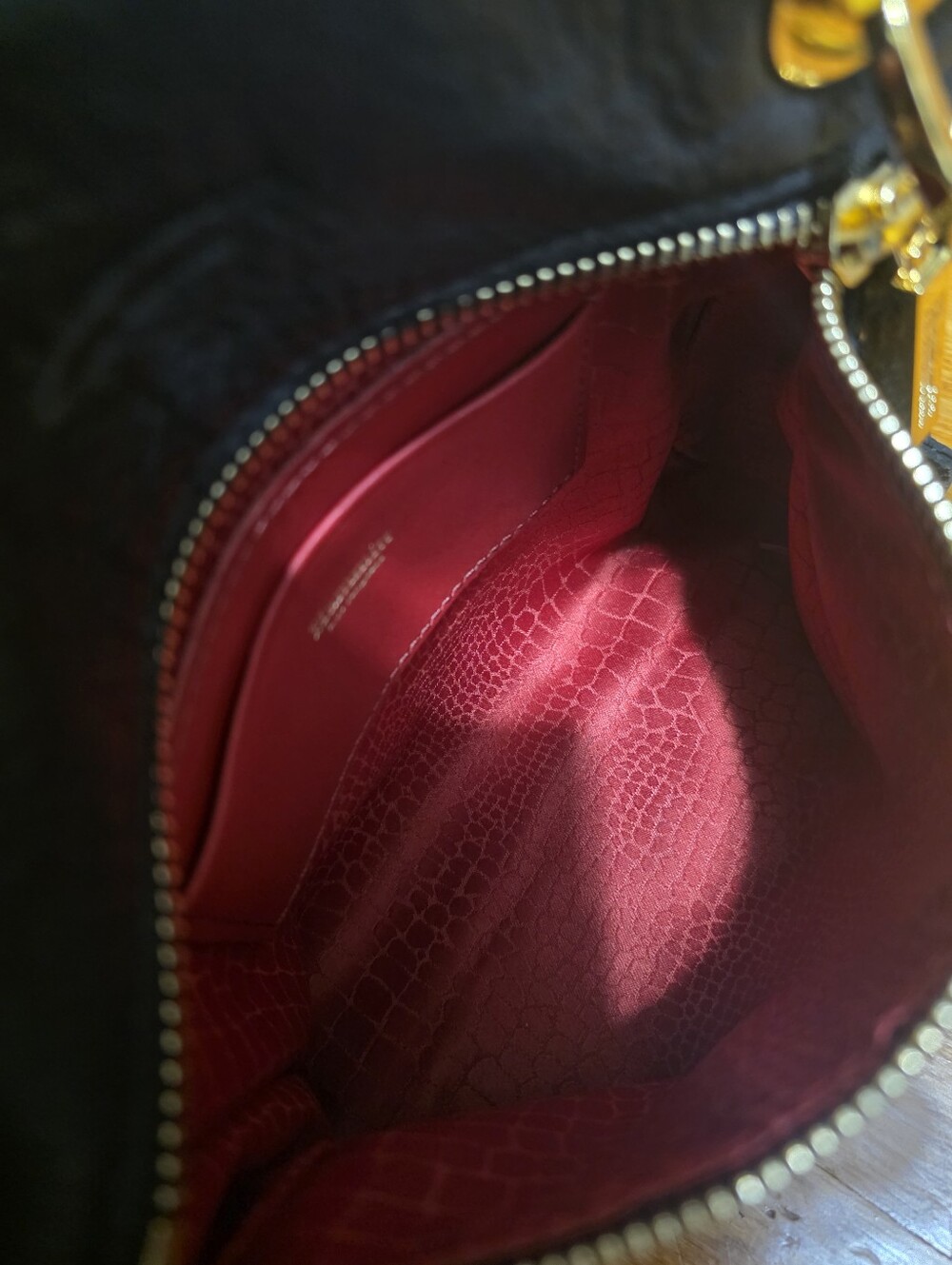 Hammitt Black Leather SM Tony Crossbody Bag with Gold Hardware - Picture 7 of 7